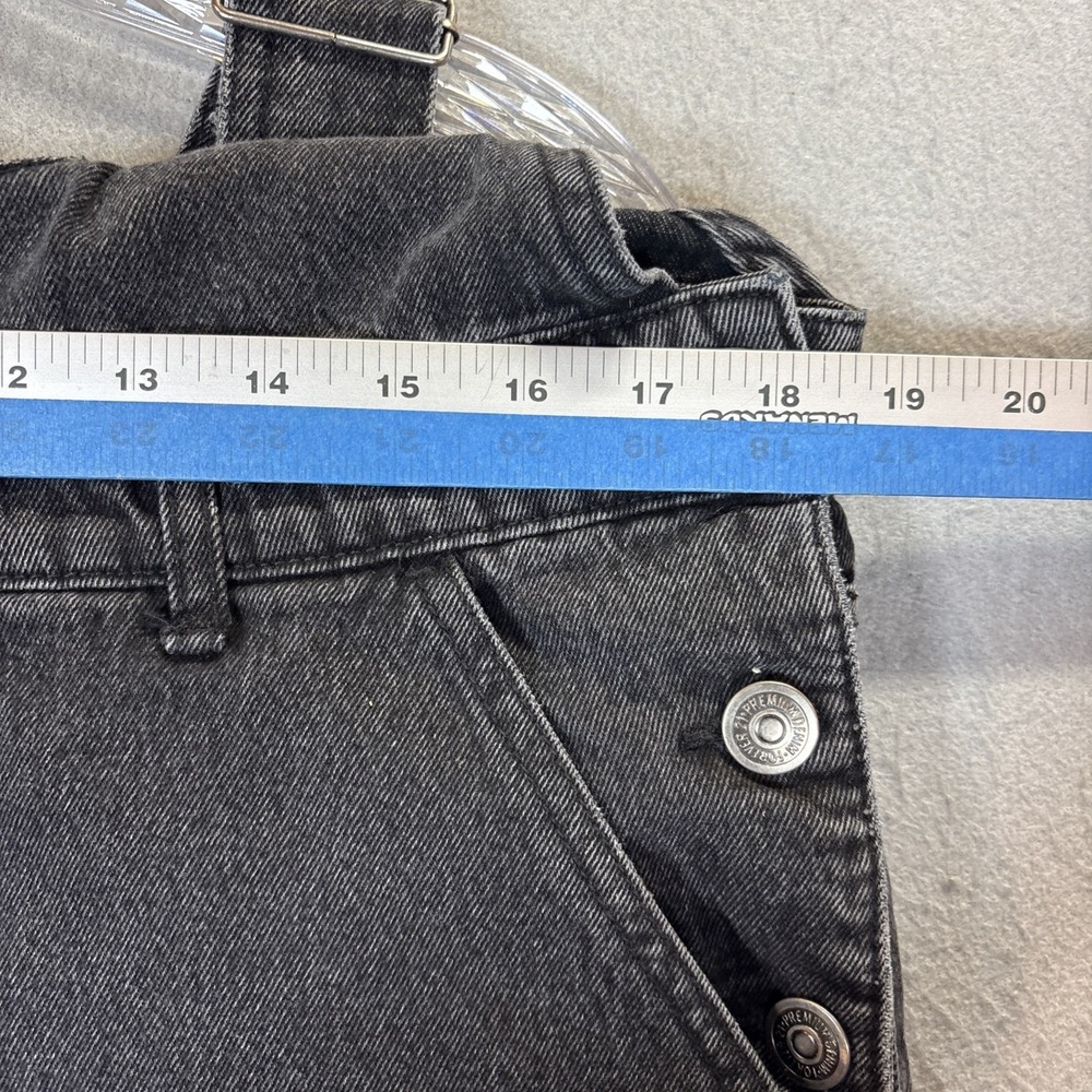 Men's Black Denim Forever 21 Overalls Large Y2K - Picture 4 of 11